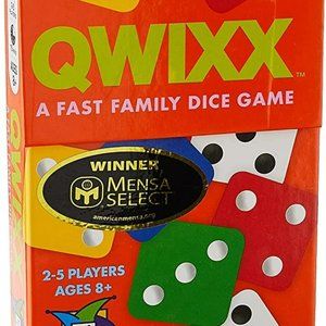 NIB Gamewright Qwixx A Fast Family Dice Game Ages 8+ Family Fun! 2-5 Players